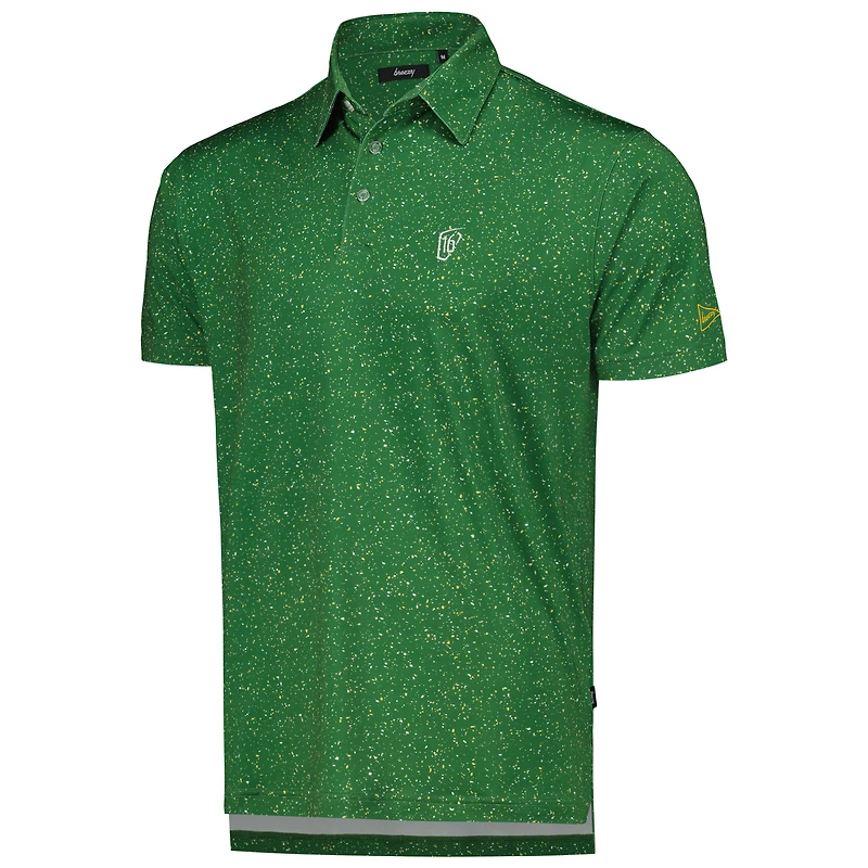 Polo Breezy Golf vert WM Phoenix Open Splatter pour hommes