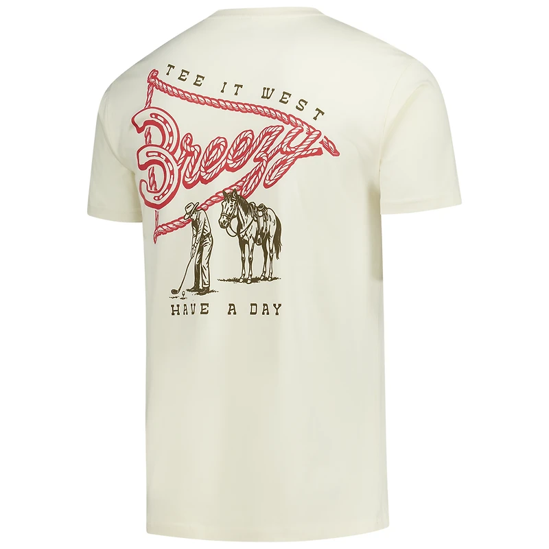 T-shirt de Golf Breezy Natural WM Phoenix Open Tee It West pour homme