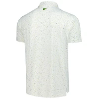 Polo Breezy Golf blanc WM Phoenix Open Splatter pour homme
