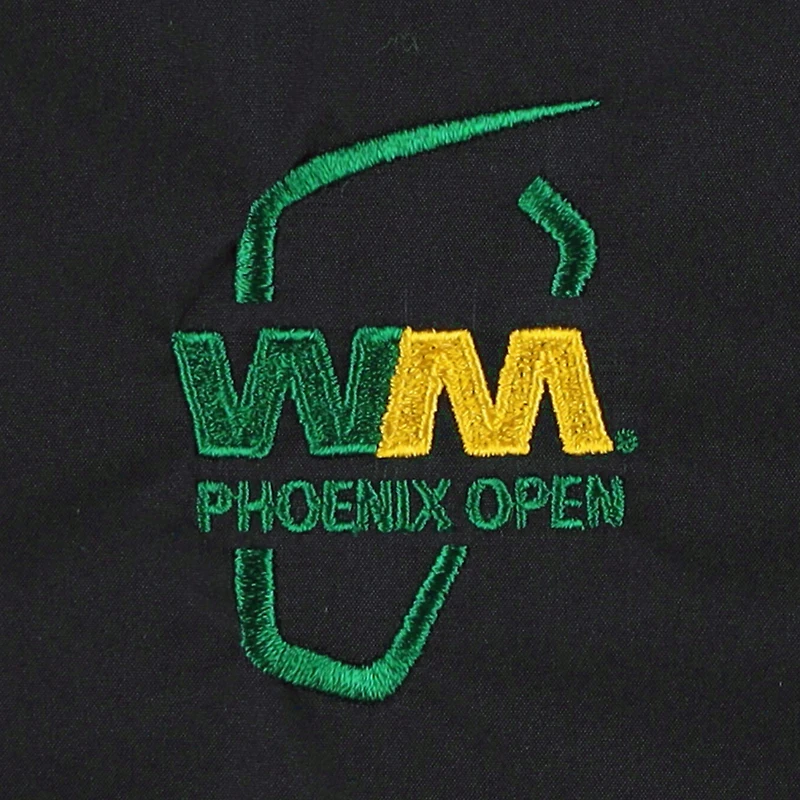 Veste coupe-vent à manches courtes et demi-zip Columbia Black WM Phoenix Open Big Shot Omni-Wick pour hommes