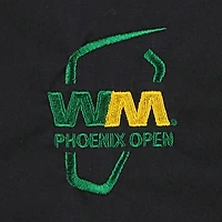 Veste coupe-vent à manches courtes et demi-zip Columbia Black WM Phoenix Open Big Shot Omni-Wick pour hommes