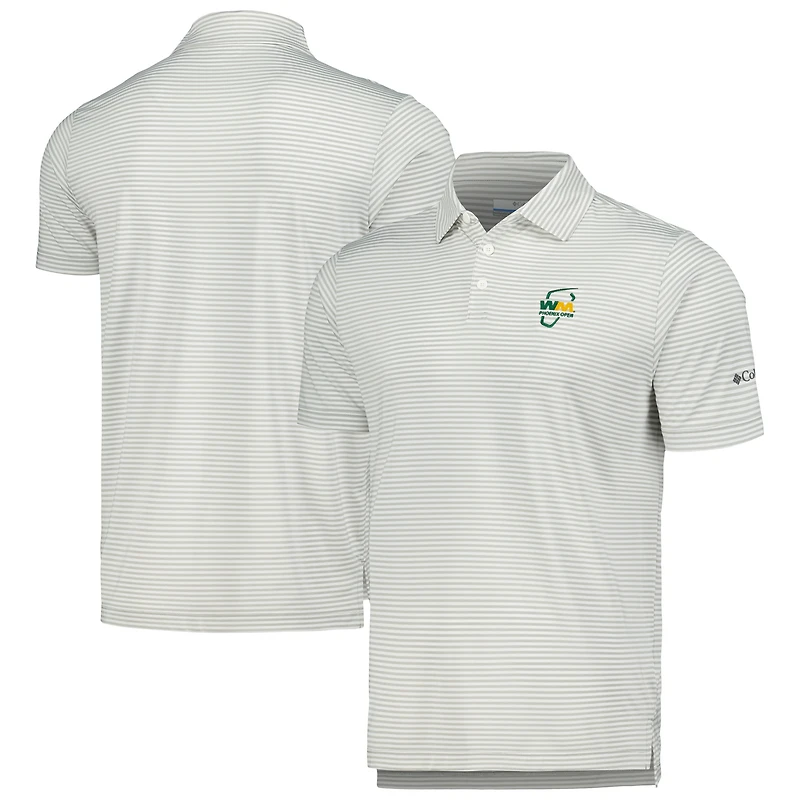 Polo Columbia Grey WM Phoenix Open Club Invite Omni-Wick pour hommes