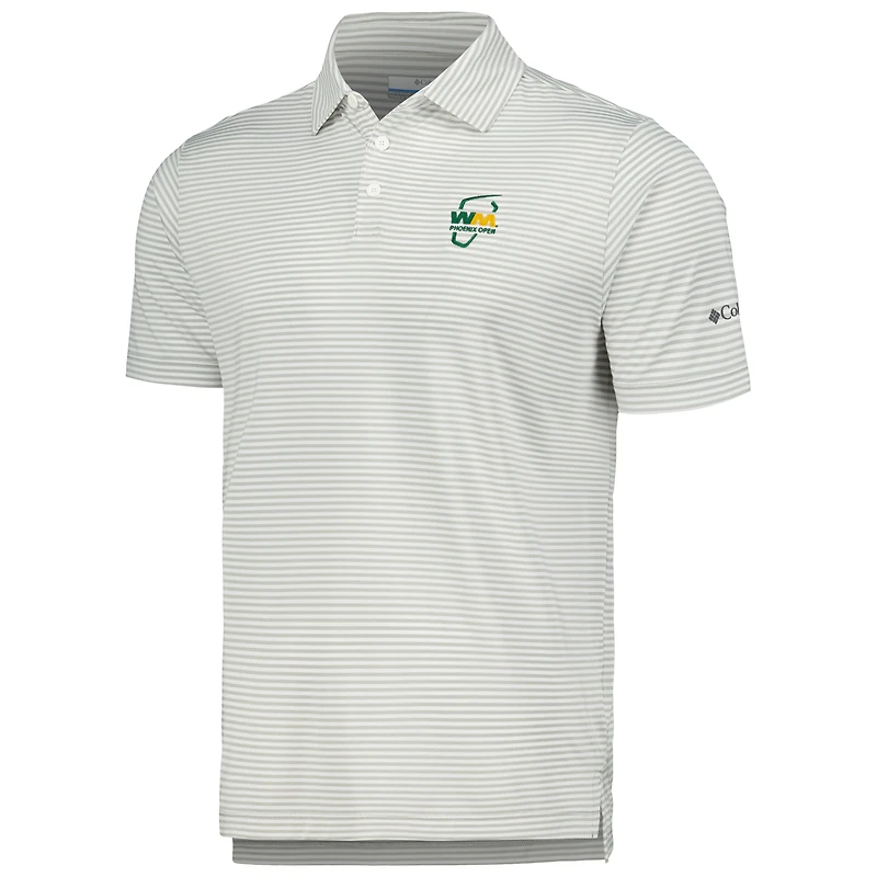 Polo Columbia Grey WM Phoenix Open Club Invite Omni-Wick pour hommes