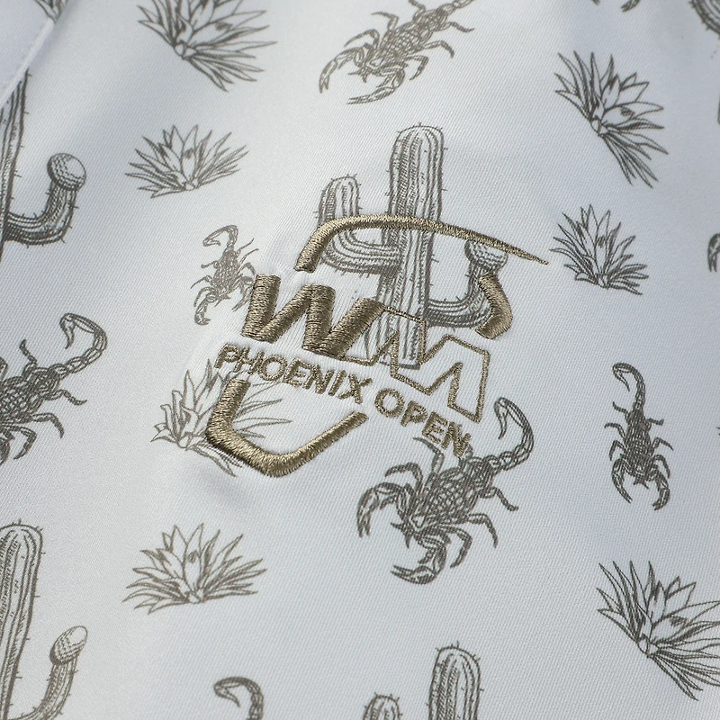 Men's Flomotion Gray WM Phoenix Open Calyspo Cactus Polo