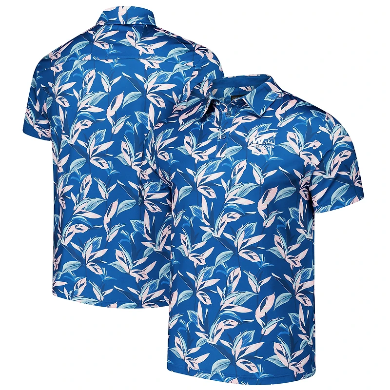 Men's Flomotion Navy WM Phoenix Open Birds of Paradise Polo