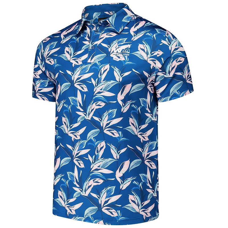 Polo Flomotion bleu marine WM Phoenix Open Birds of Paradise pour homme