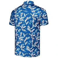 Polo Flomotion bleu marine WM Phoenix Open Birds of Paradise pour homme