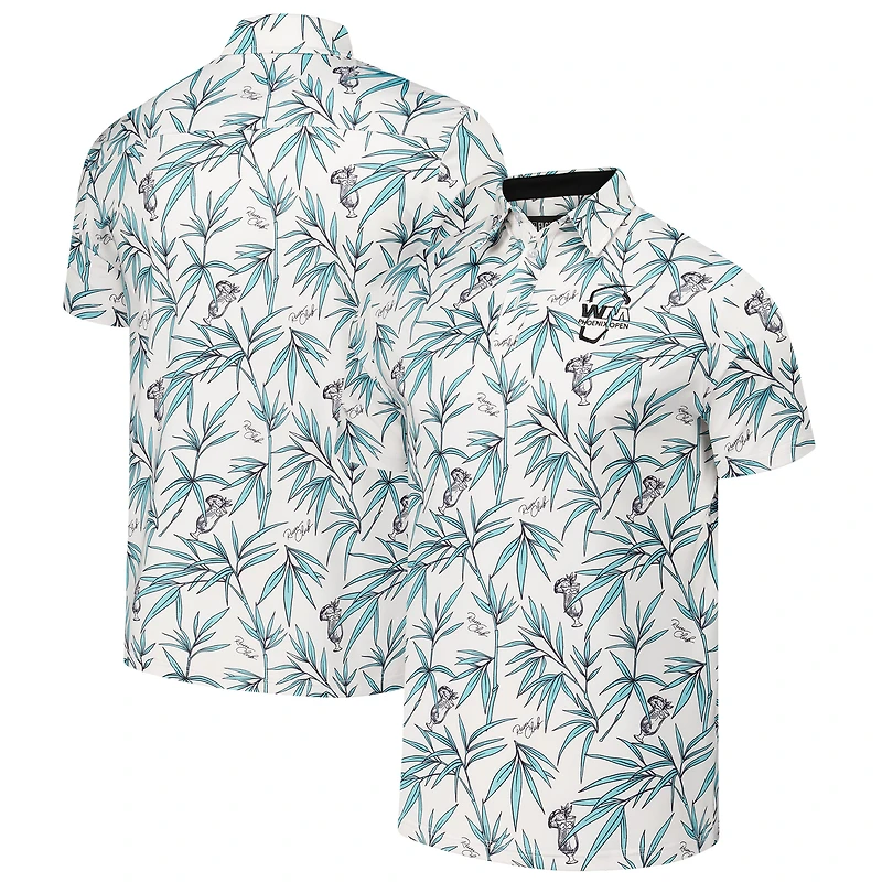 Polo blanc WM Phoenix Open Rum Club Flomotion pour homme