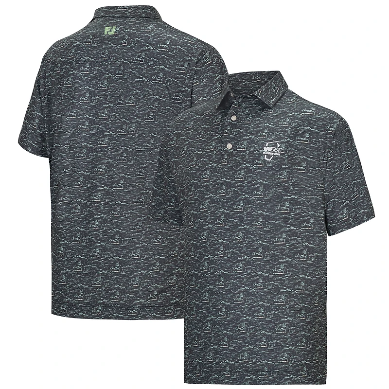 Men's FootJoy Gray WM Phoenix Open ProDry All Over Print Polo