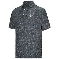 Polo FootJoy WM Phoenix Open ProDry gris pour homme, imprimé intégral