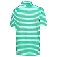 Polo FootJoy WM Phoenix Open Junior en piqué rayé vert pour homme