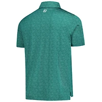 Men's FootJoy Green  WM Phoenix Open Wingtip Floral Lisle ProDry Polo