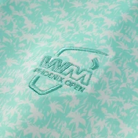Men's FootJoy Light Green  WM Phoenix Open Hidden Palm Print Lisle ProDry Polo