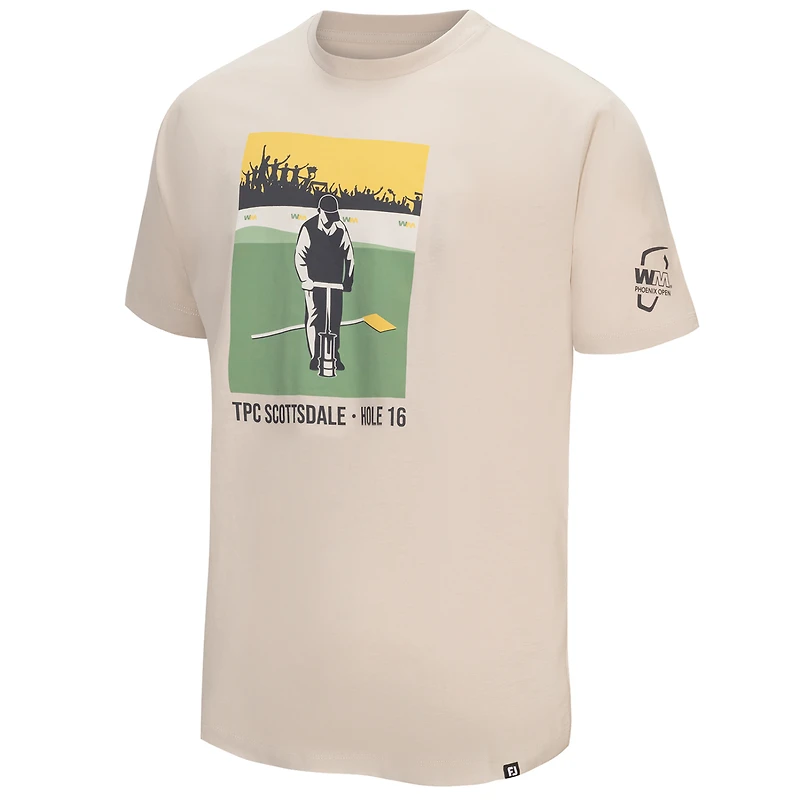Men's FootJoy Tan WM Phoenix Open Stadium T-Shirt