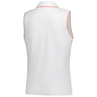 Polo sans manches FootJoy WM Phoenix Open ProDry blanc pour homme