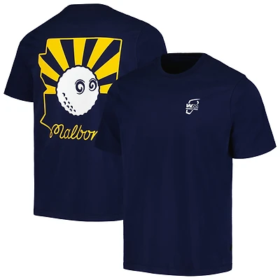 T-shirt Malbon Golf Navy WM Phoenix Open 'Zona Buckets pour hommes