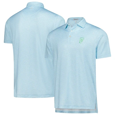 Men's Peter Millar Blue WM Phoenix Open Mezcal Performance Jersey Polo