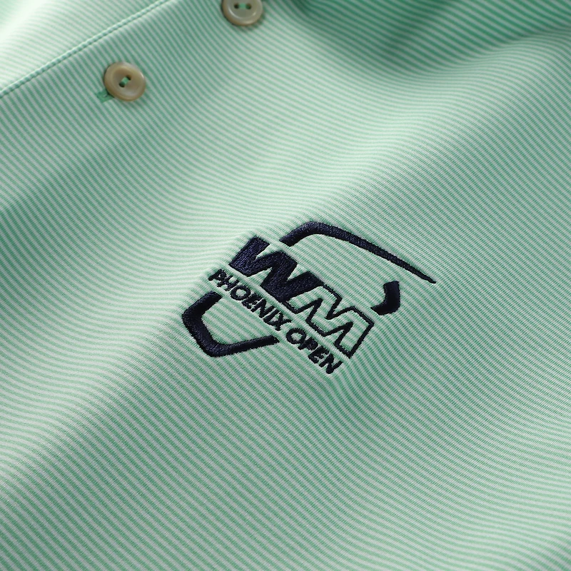 Men's Peter Millar Green WM Phoenix Open Jubilee Performance Jersey Polo