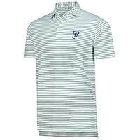 Men's Peter Millar White WM Phoenix Open Dunnes Stripe Performance Jersey Polo