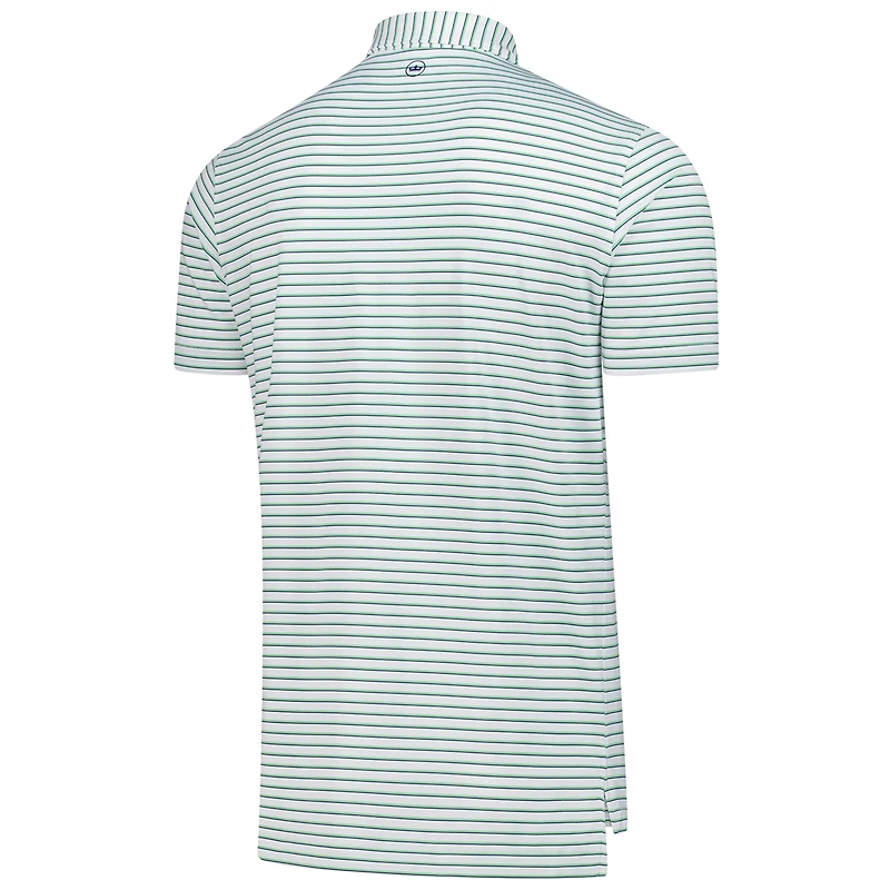 Men's Peter Millar White WM Phoenix Open Dunnes Stripe Performance Jersey Polo