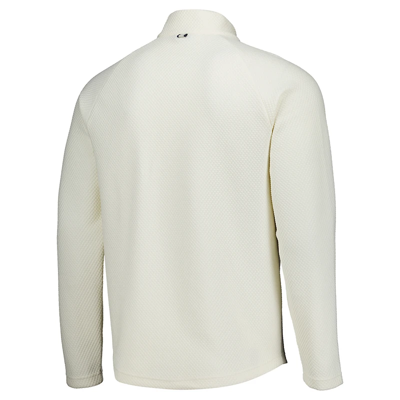 Men's Puma White WM Phoenix Open Boulder 2.0 Quarter-Zip Tri-Blend Jacket