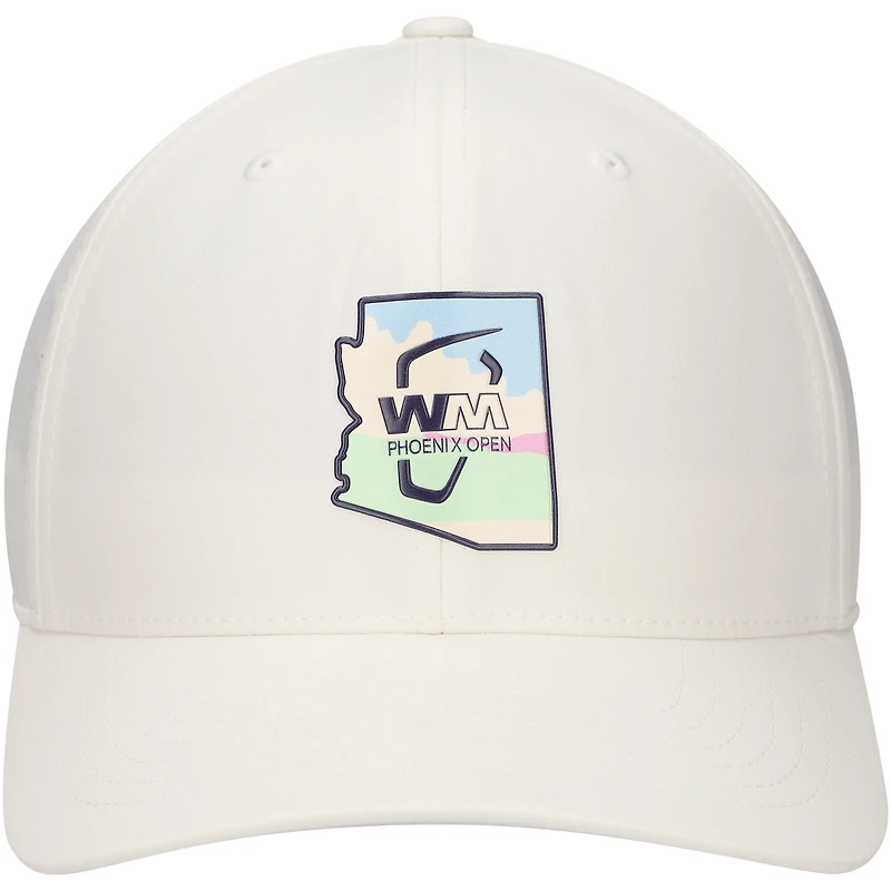 Casquette réglable Puma White WM Phoenix Open Tech pour hommes