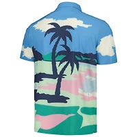 Chemise boutonnée MATTR Puma x PTC WM Phoenix Open Print pour hommes, bleue