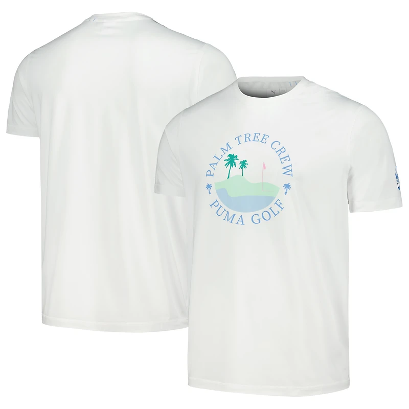 Men's Puma x PTC White WM Phoenix Open Island CLOUDSPUN T-Shirt