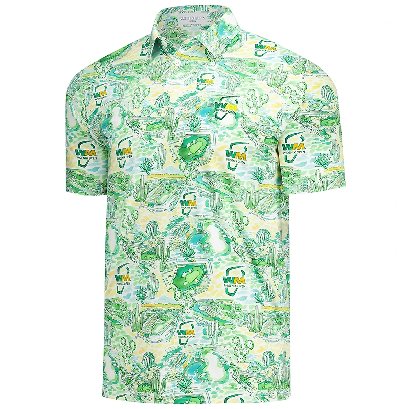 Polo de performance Smith & Quinn Green WM Phoenix Open Teddy pour homme