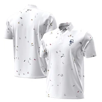 Men's Under Armour White WM Phoenix Open ArmourDry Golf Motif Polo