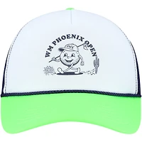 Casquette ajustable unisexe Ahead White WM Phoenix Open Pipeline Rope