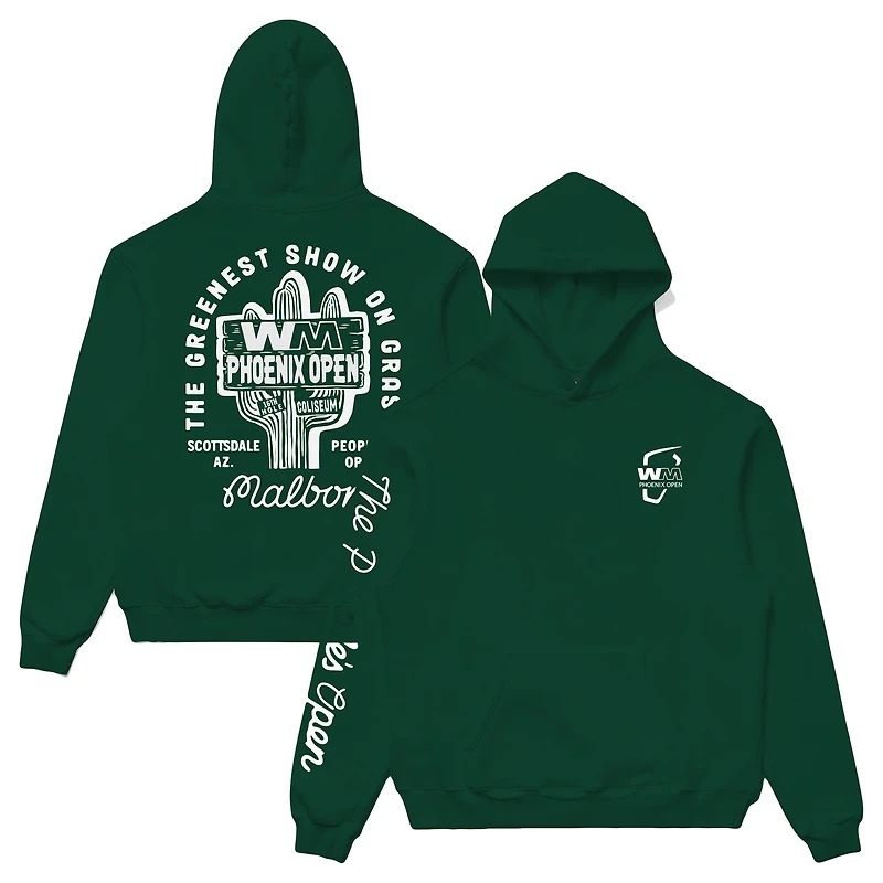 Sweat à capuche unisexe Malbon Golf Green 2025 WM Phoenix Open Cactus