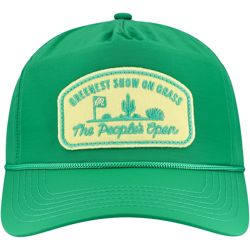Unisex Malbon Golf  Green WM Phoenix Open Greenest Show Nylon Adjustable Hat