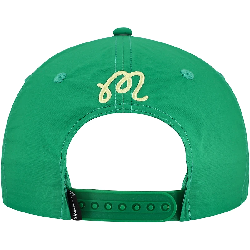 Unisex Malbon Golf  Green WM Phoenix Open Greenest Show Nylon Adjustable Hat