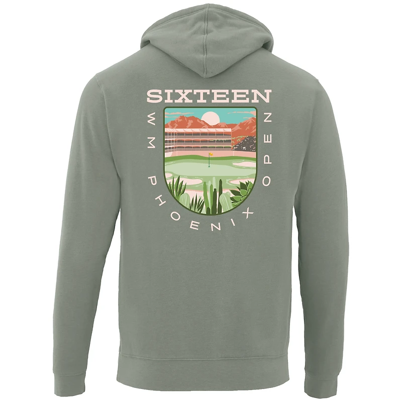 Unisex Ahead Green WM Phoenix Open Sixteen Seabrooke Fleece Hoodie