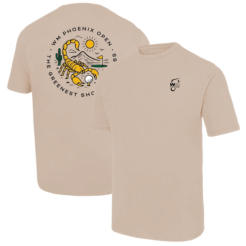Unisex Ahead Tan WM Phoenix Open Scorpion Luke T-Shirt