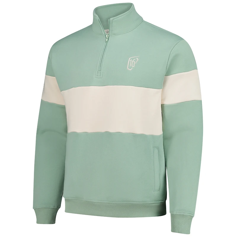 Unisex Barstool Golf  Green WM Phoenix Open Half-Zip Sweatshirt