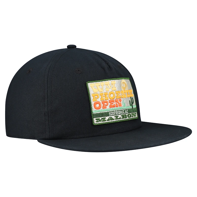 Chapeau unisexe noir 2026 WM Phoenix Open Sundown en toile ajustable