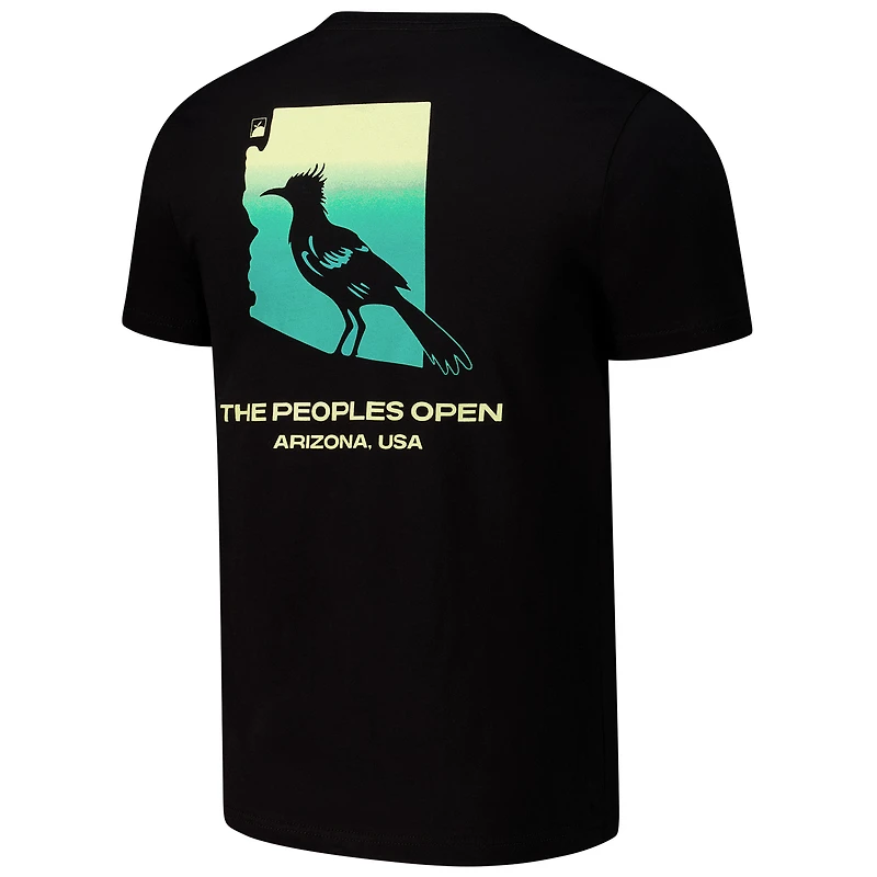 Unisex Flomotion Black WM Phoenix Open Arizona Runner T- Shirt