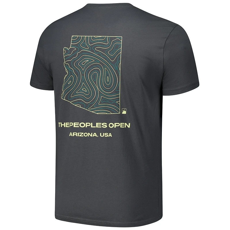 T-shirt unisexe Flomotion Charcoal WM Phoenix Open Arizona