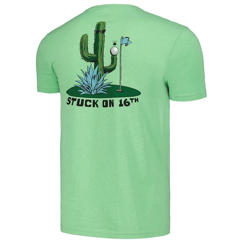 Unisex Flomotion Heather Green WM Phoenix Open Stuck on 16th T-Shirt