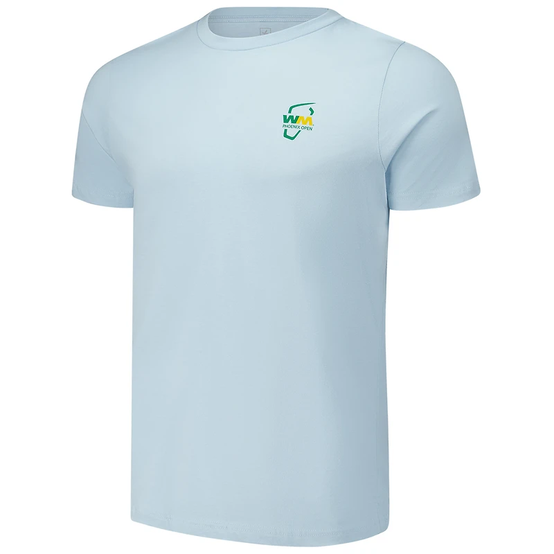 T-shirt unisexe Flomotion bleu clair WM Phoenix Open The Desert