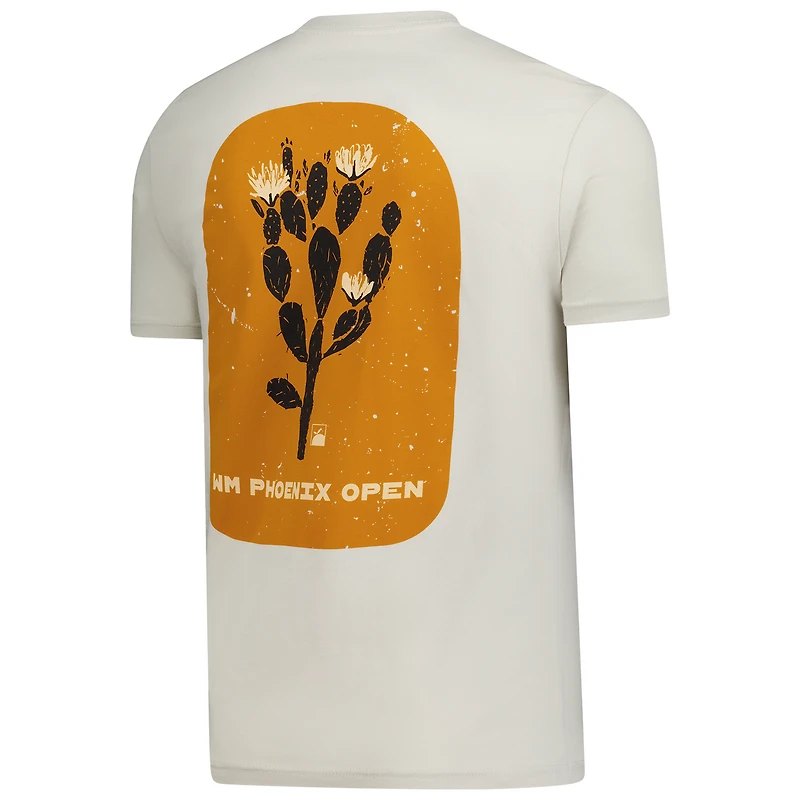 Unisex Flomotion Tan WM Phoenix Open Desert Flower T-Shirt