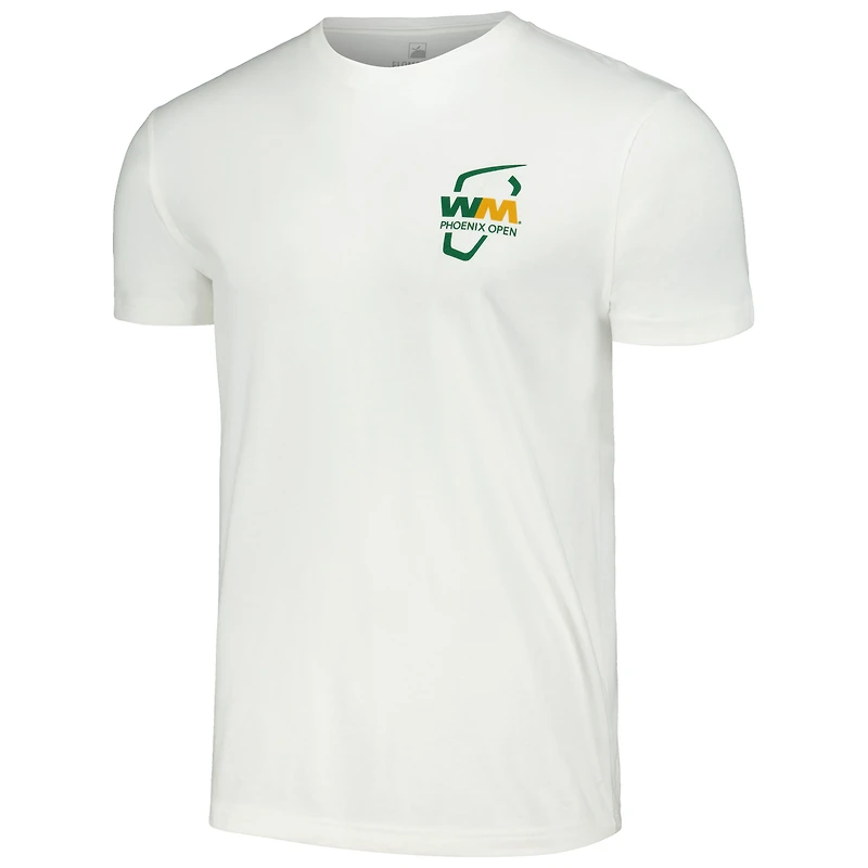 Unisex Flomotion White WM Phoenix Open Prickly Swing T-Shirt
