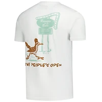 T-shirt unisexe Flomotion blanc WM Phoenix Open Running of the Bulls