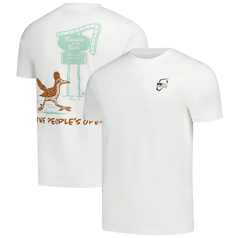 Unisex Flomotion White WM Phoenix Open Running of the Bulls T-Shirt