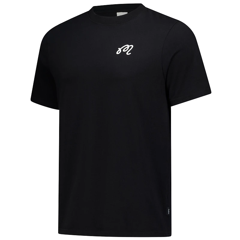 Unisex Malbon Golf Black WM Phoenix Open Safety Buckets Bermuda T-Shirt