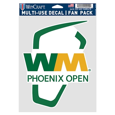 WinCraft WM Phoenix Open Autocollant multi-usage 5,5" x 7,75"