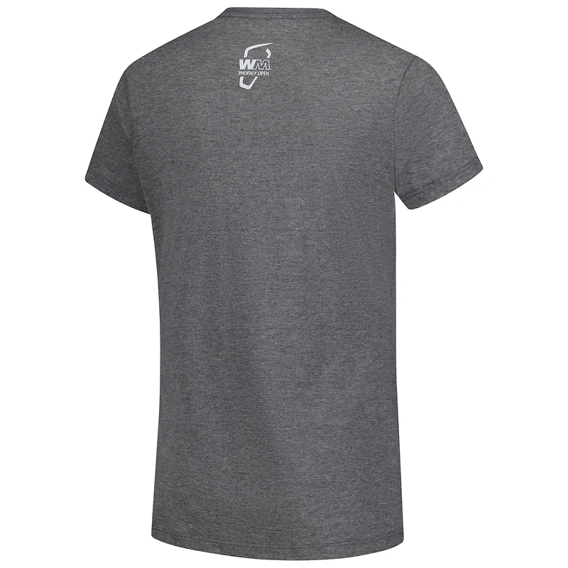 Women's Ahead  Heather Gray 2025 WM Phoenix Open Cactus Danby Tri-Blend T-Shirt