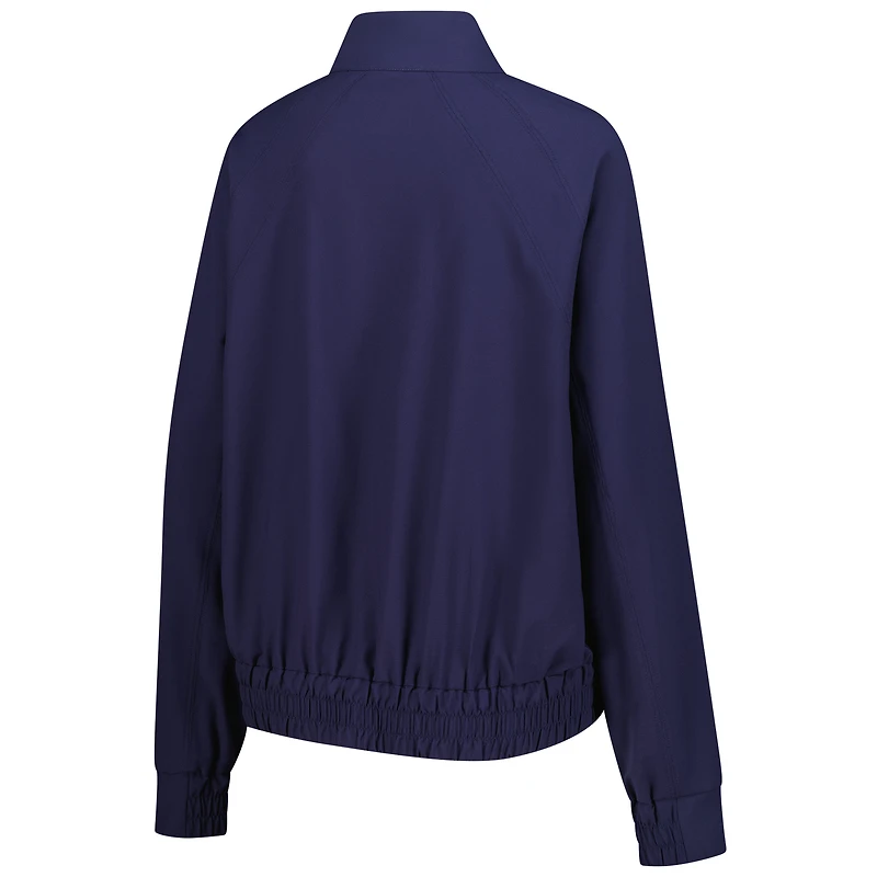 Women's Ahead Purple WM Phoenix Open Hudson Quarter-Zip Top